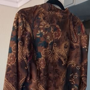 Requirements Large Lightweight Brown and multi colored Jacket (Women's)